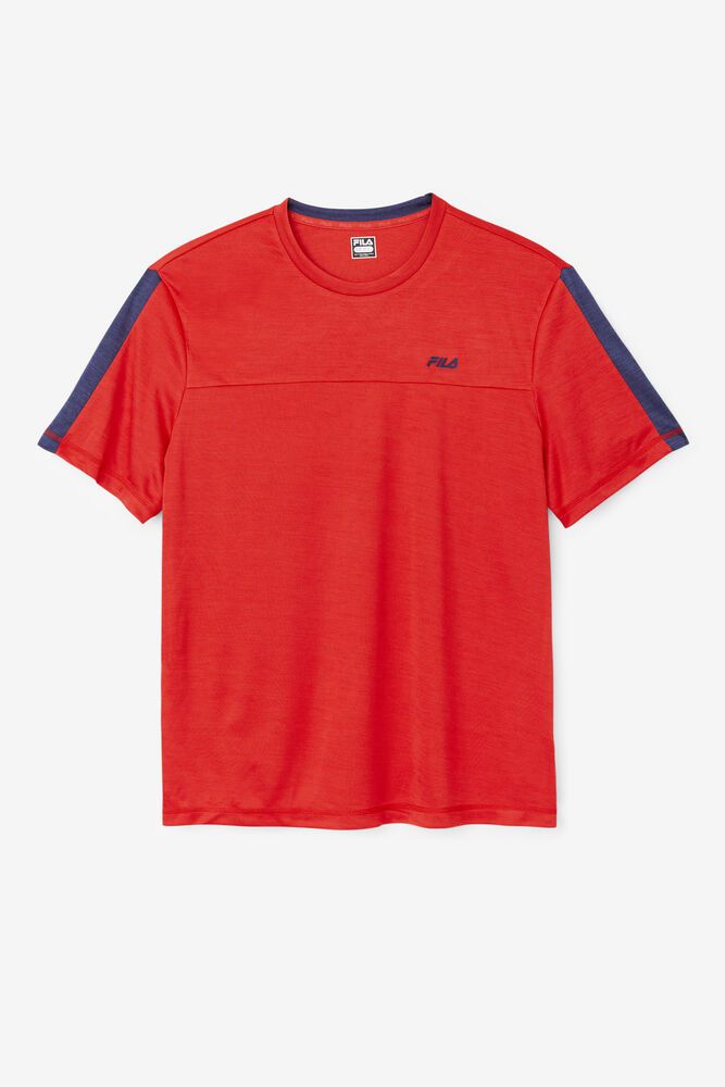 Fila T Skjorte Herre Rød Delfino Crew 295840-NPW